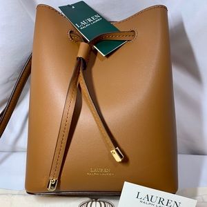 Ralph Lauren Carryover Leather Brown. NWT